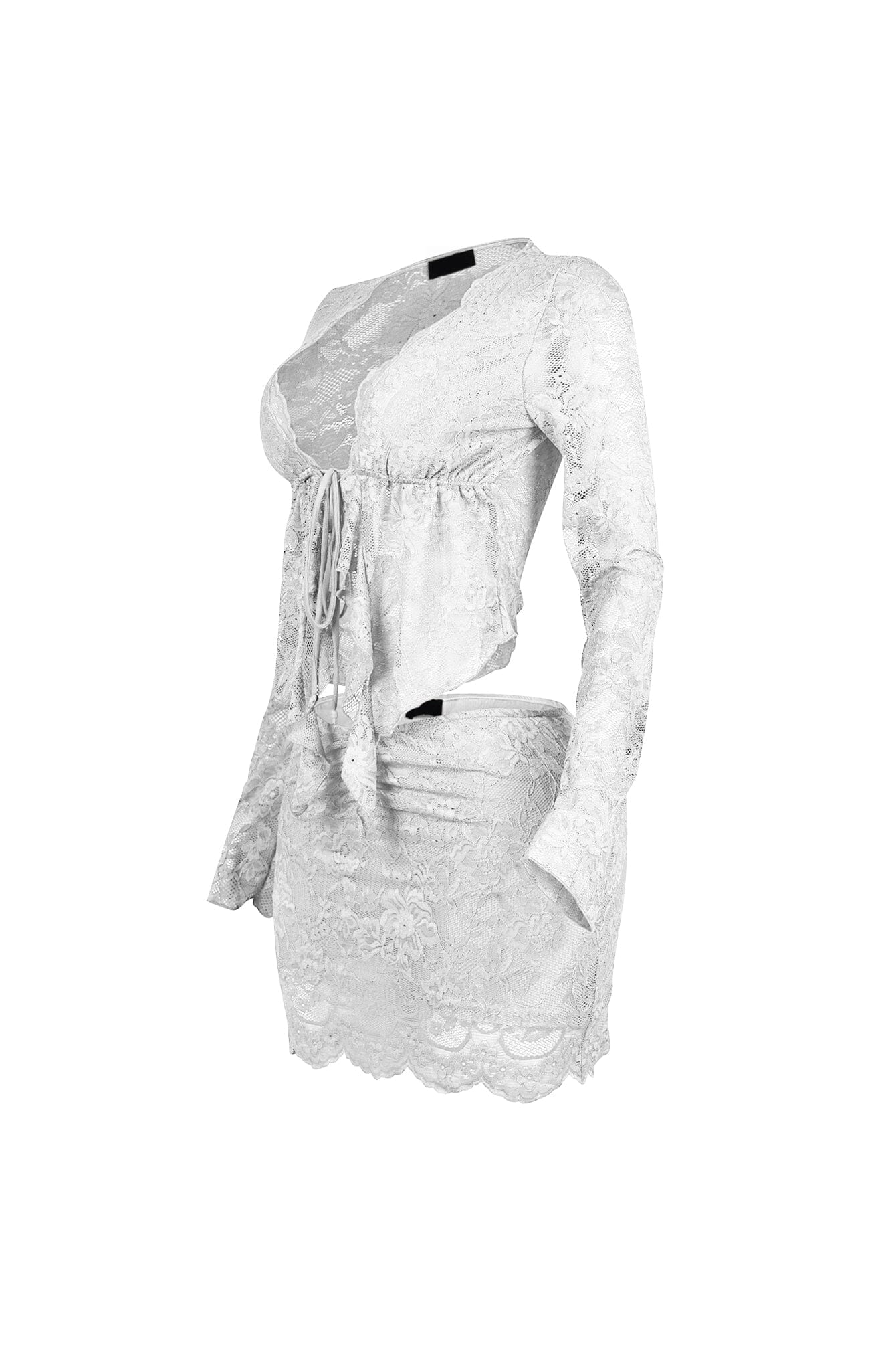 Elarose Lace Top & Skirt SET
