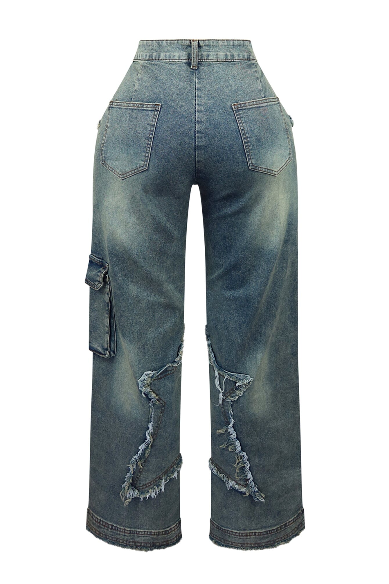 Hear Me Out Grunge Denim Pants