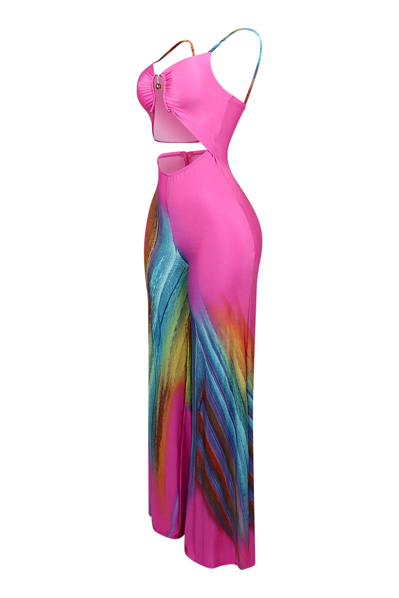 Playing Me Print Cami Jumpsuit Ⅰ