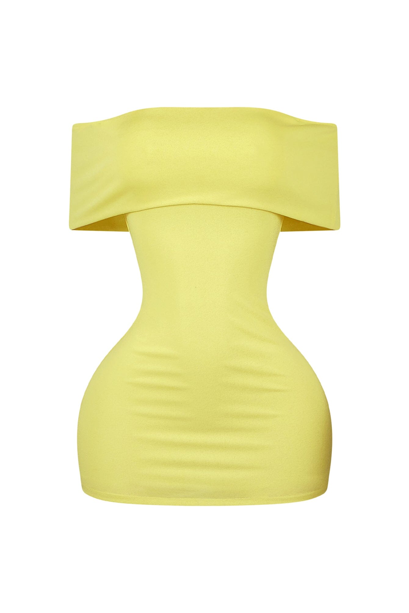 Uncut Off Shoulder Sleeveless Mini Dress