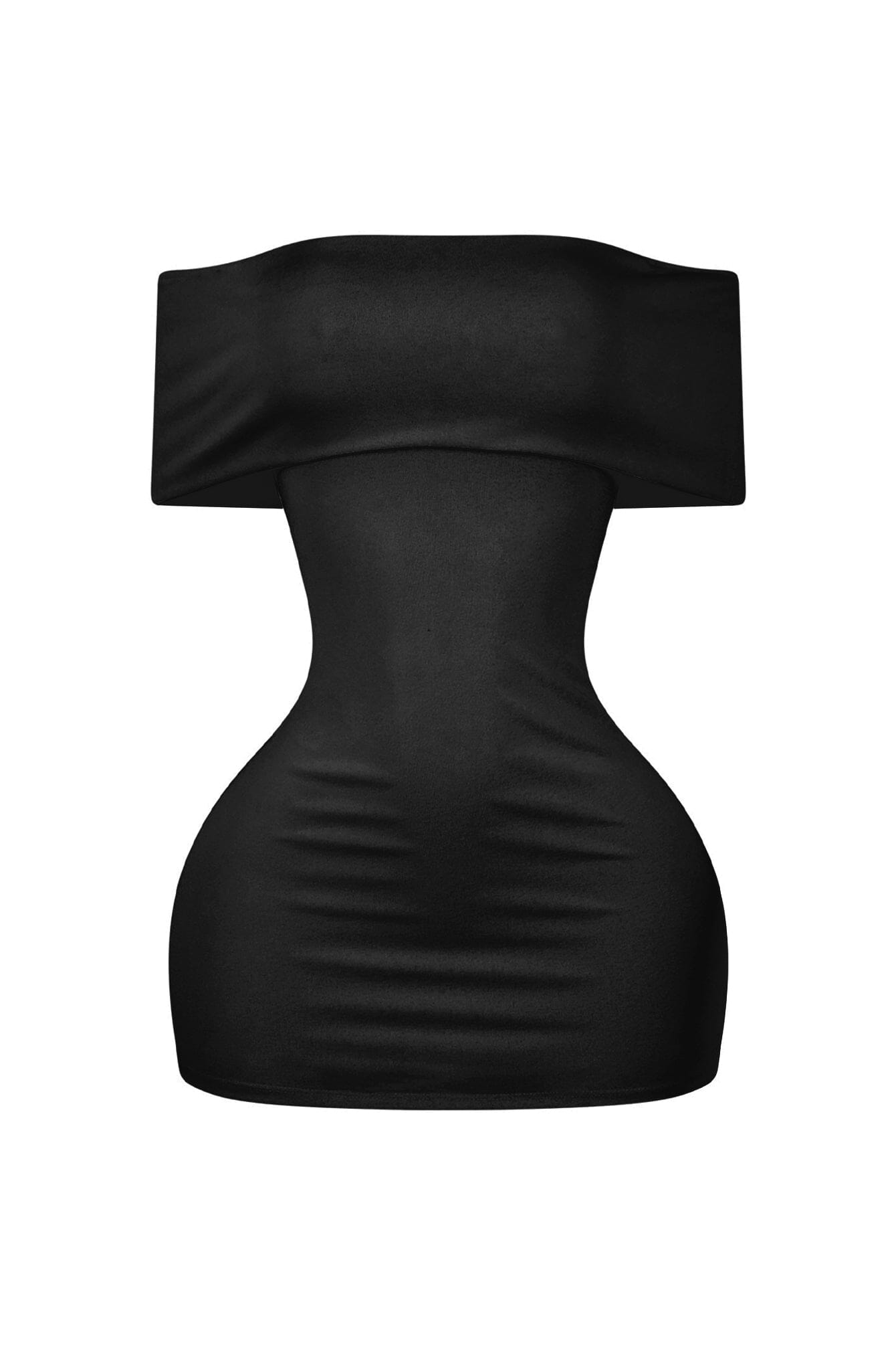 Uncut Off Shoulder Sleeveless Mini Dress