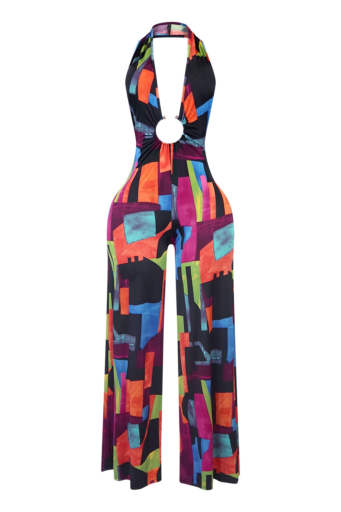 Summer Paradise Metal Trim Jumpsuit