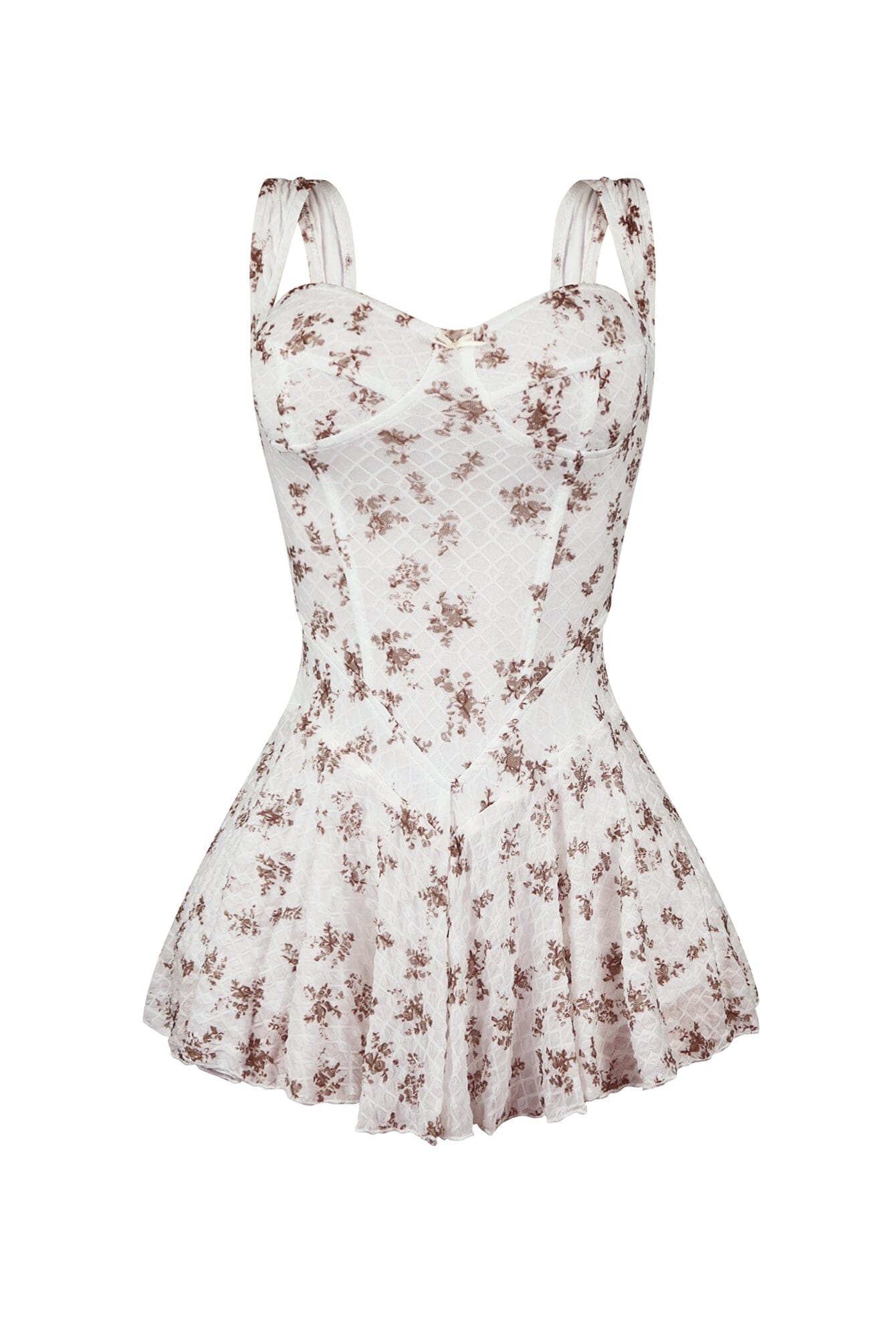 Reine Print Tank Corset Mini Dress