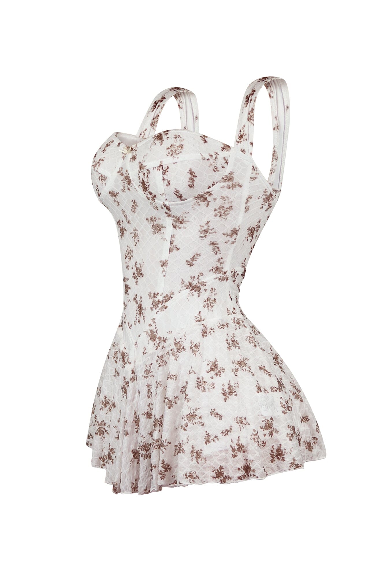 Reine Print Tank Corset Mini Dress