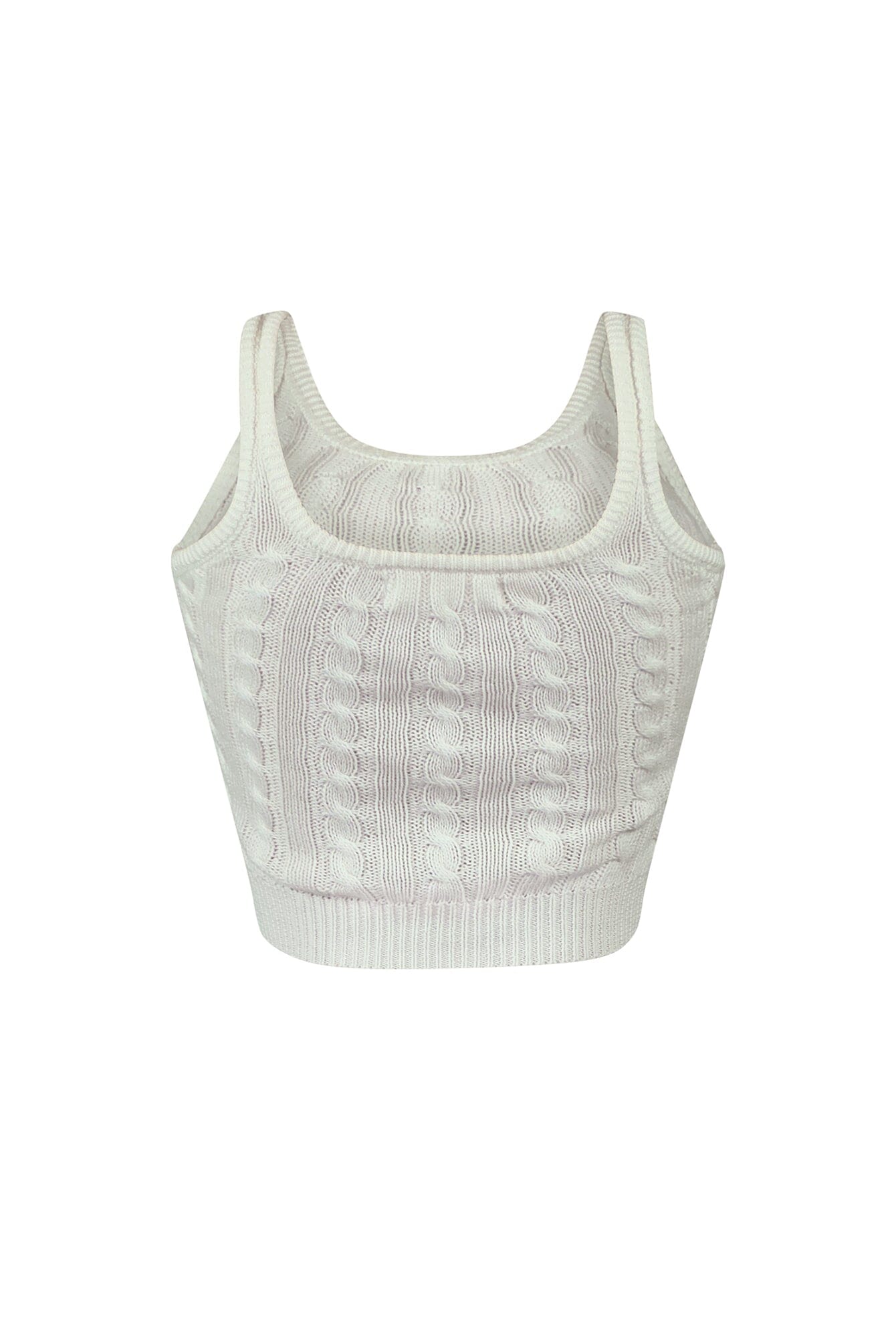 Spice It Up Cable Knit Tank Top