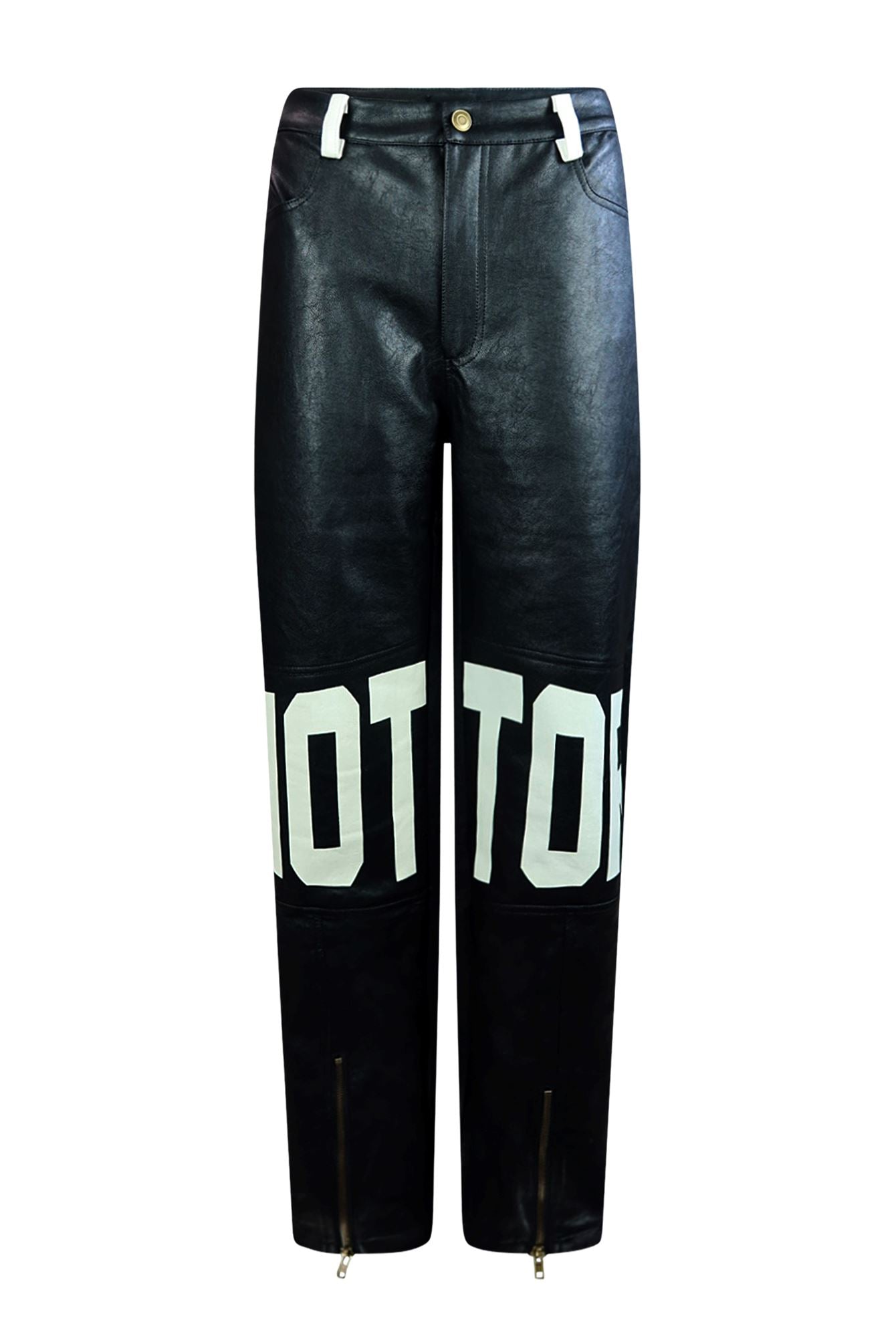 Hot Speedway Vintage Motor Pants Bottoms EDGE Small Black