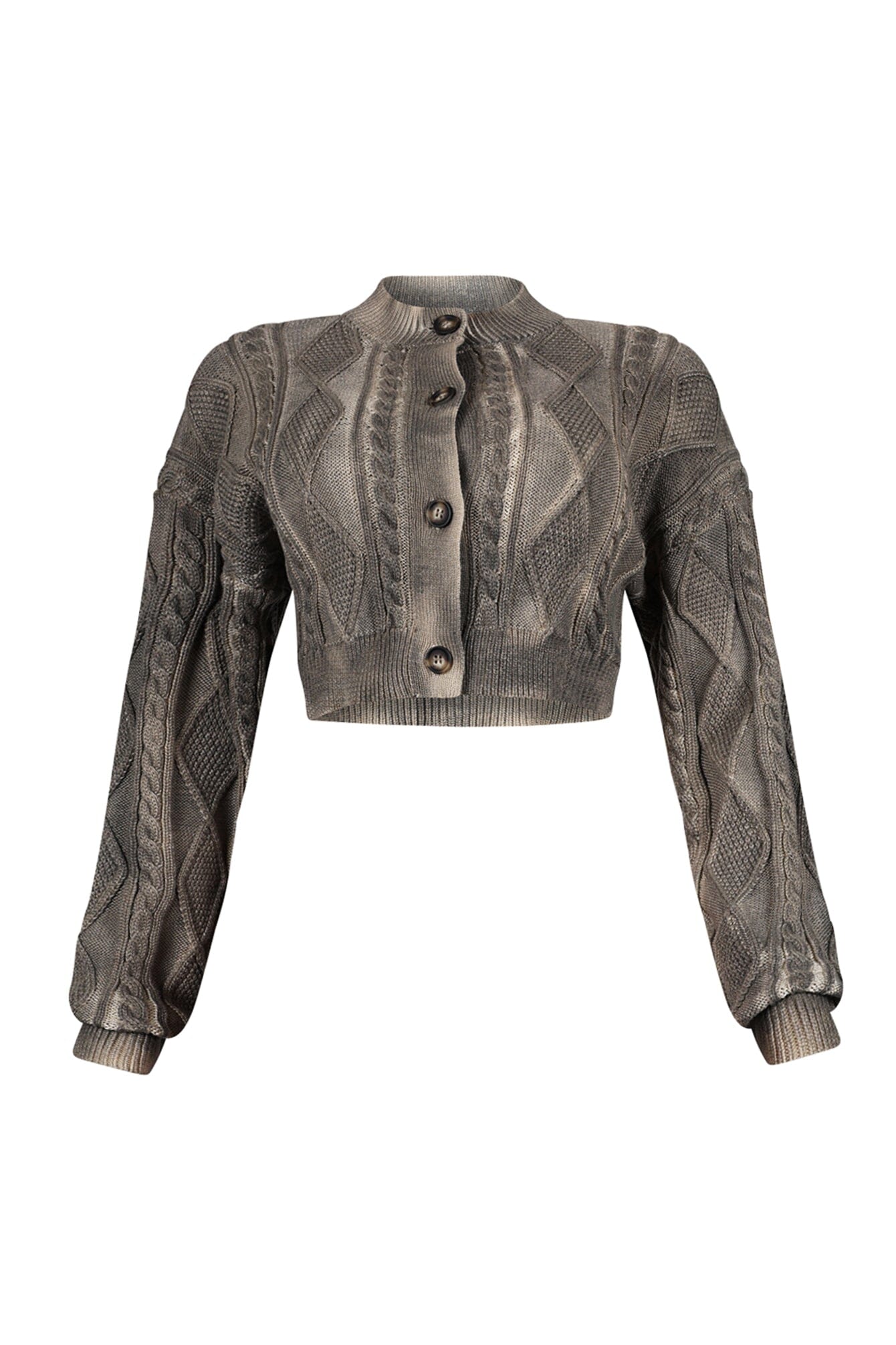 Sammy Cable Knit Airbrushed Cardigan & Dress
