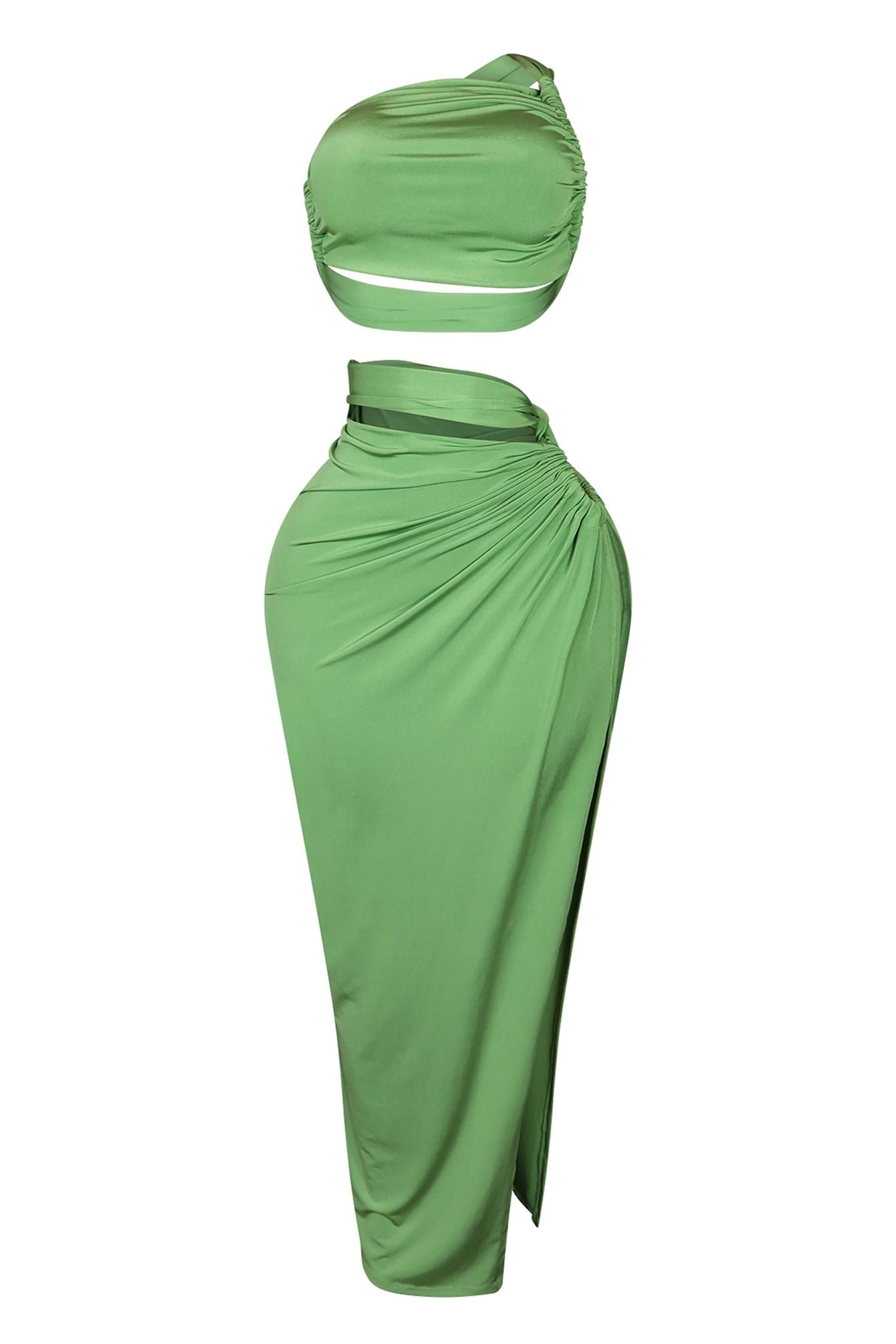 Truth Is Out One Shoulder Top & Skirt SET