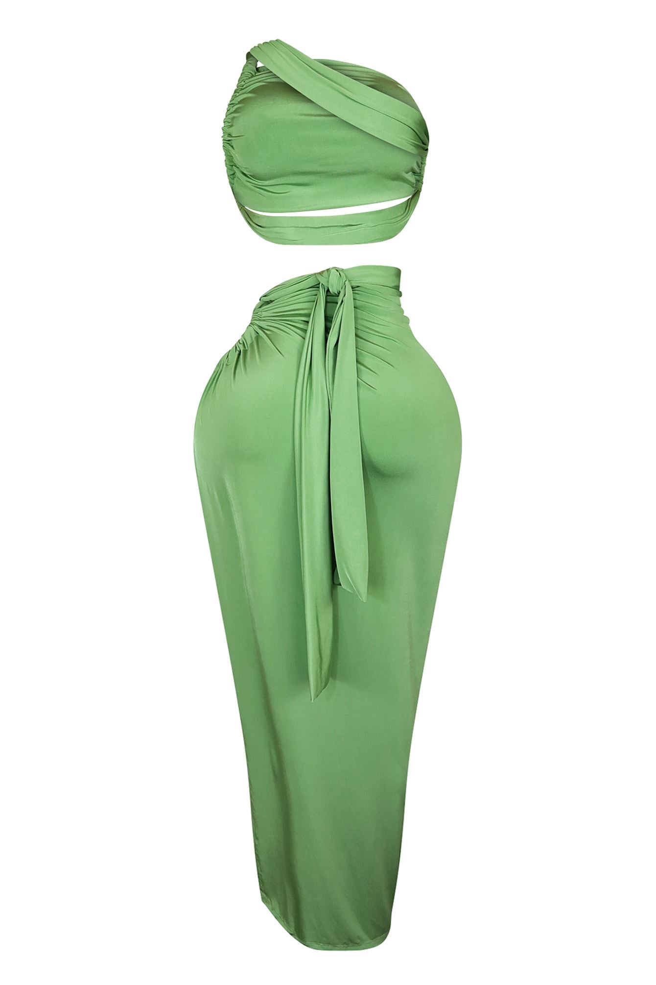 Truth Is Out One Shoulder Top & Skirt SET