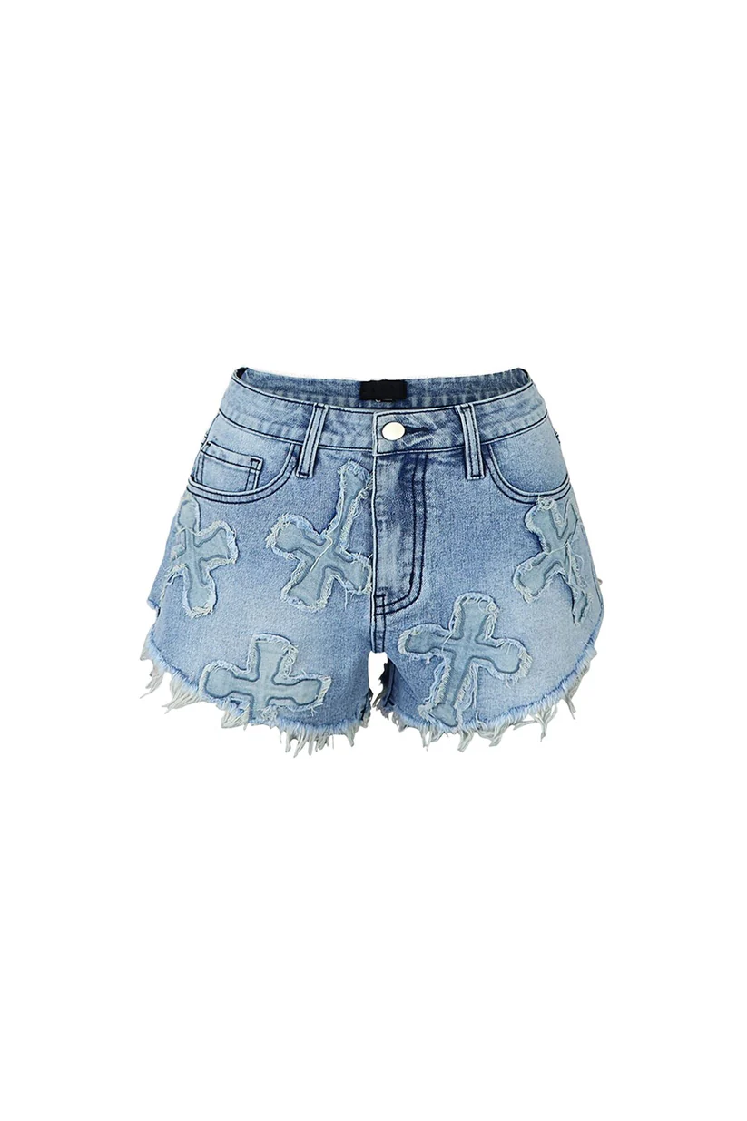 Cross Your Mind Denim Top & Skirt Set Ⅱ