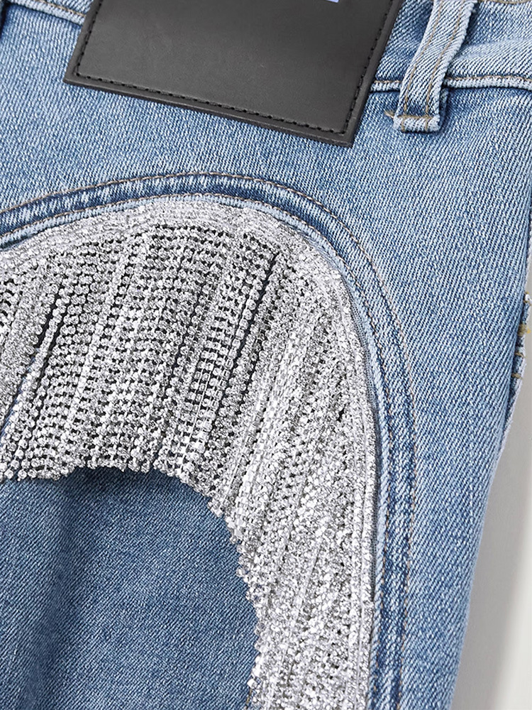 Diamond Fringe Jeans