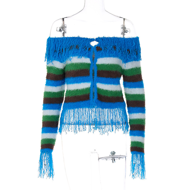 Keep It Up Multi Stripe Sweater Top