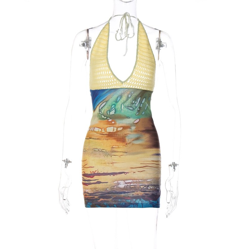 Sunset Lover Crochet Dress