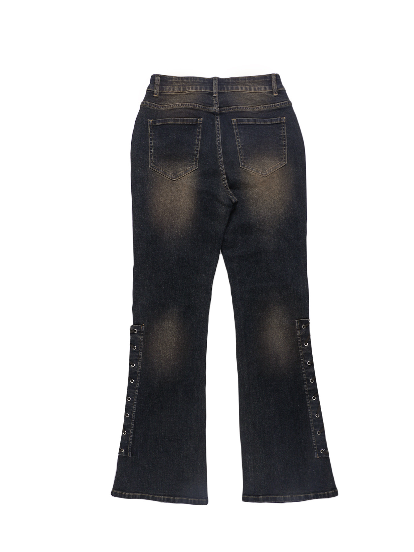 Tongue Tied Tinted Flare Jeans