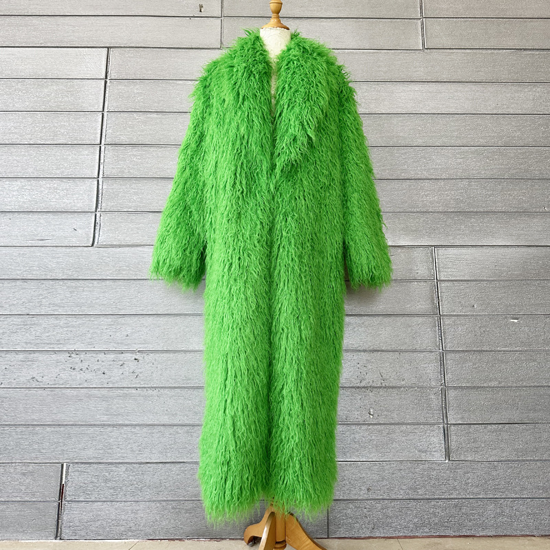 SE Long Mongolian Fur Coat