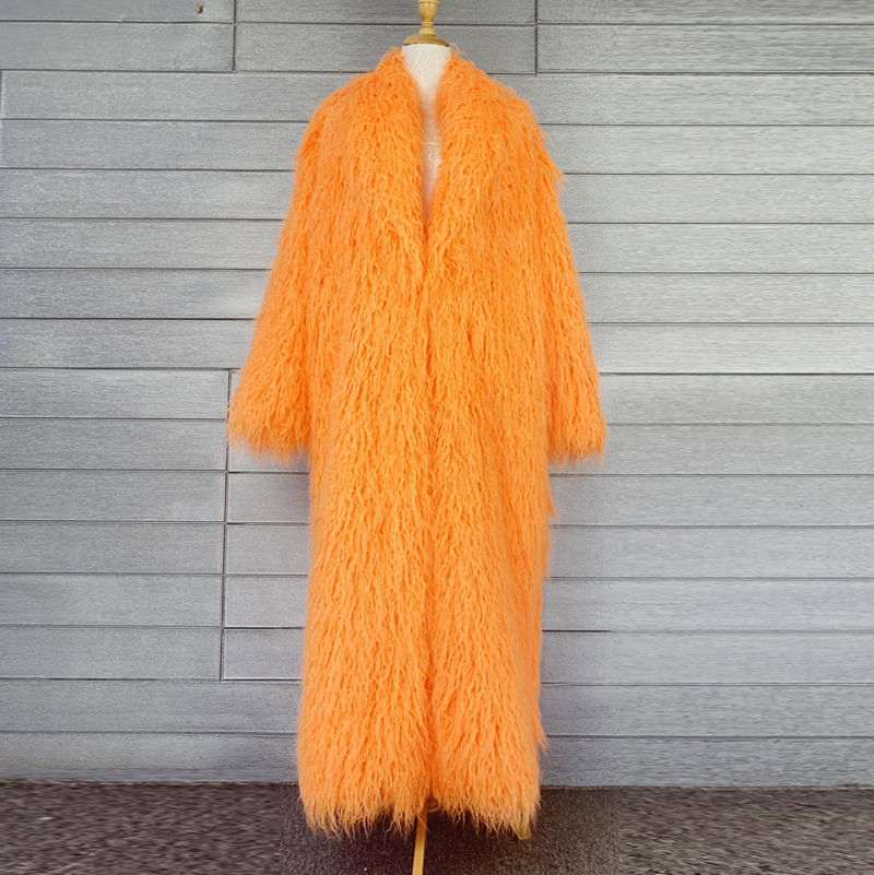 SE Long Mongolian Fur Coat
