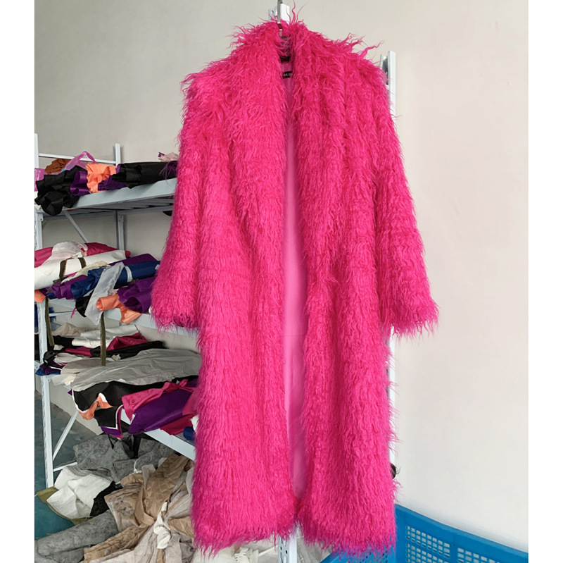 SE Long Mongolian Fur Coat