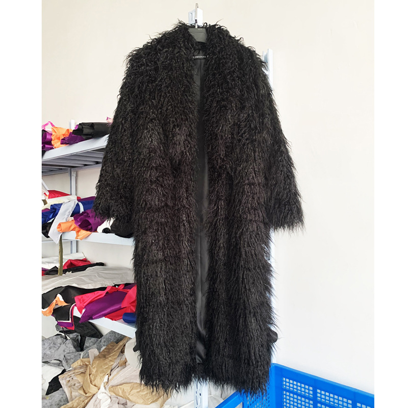 SE Long Mongolian Fur Coat