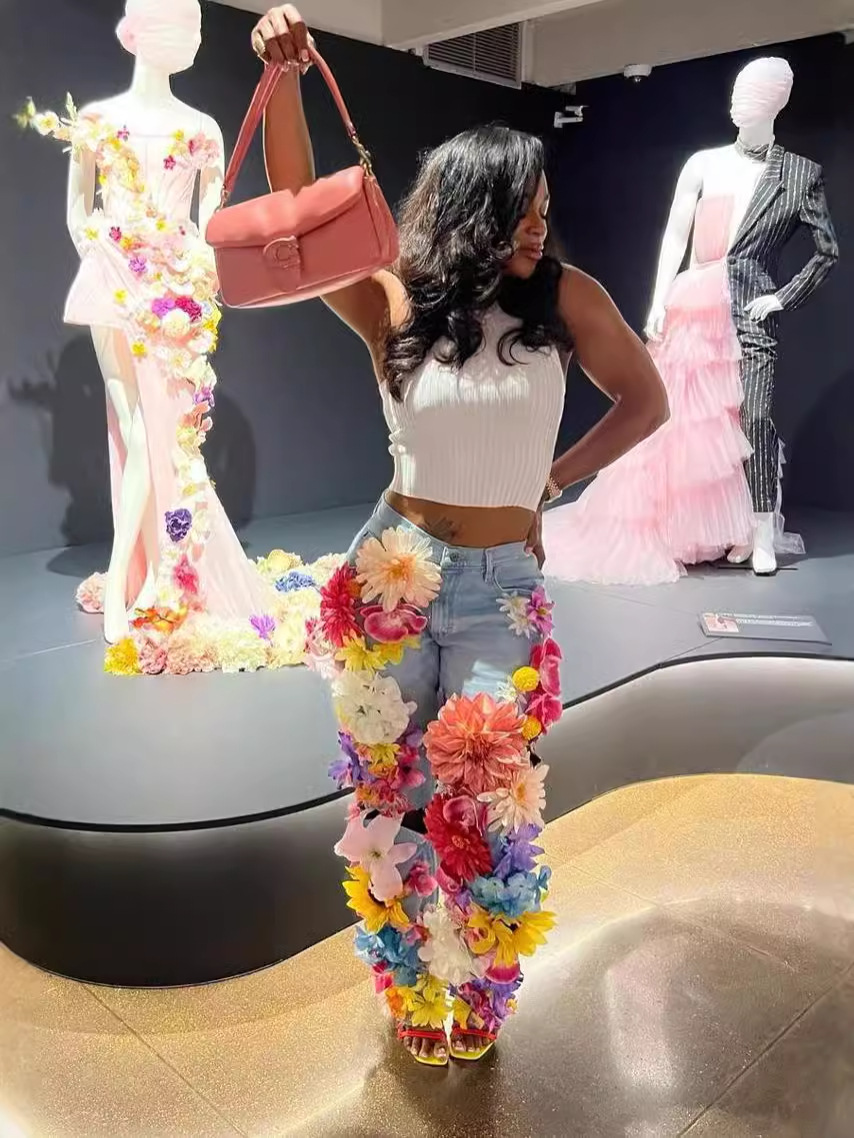 Birthday Flower Jeans