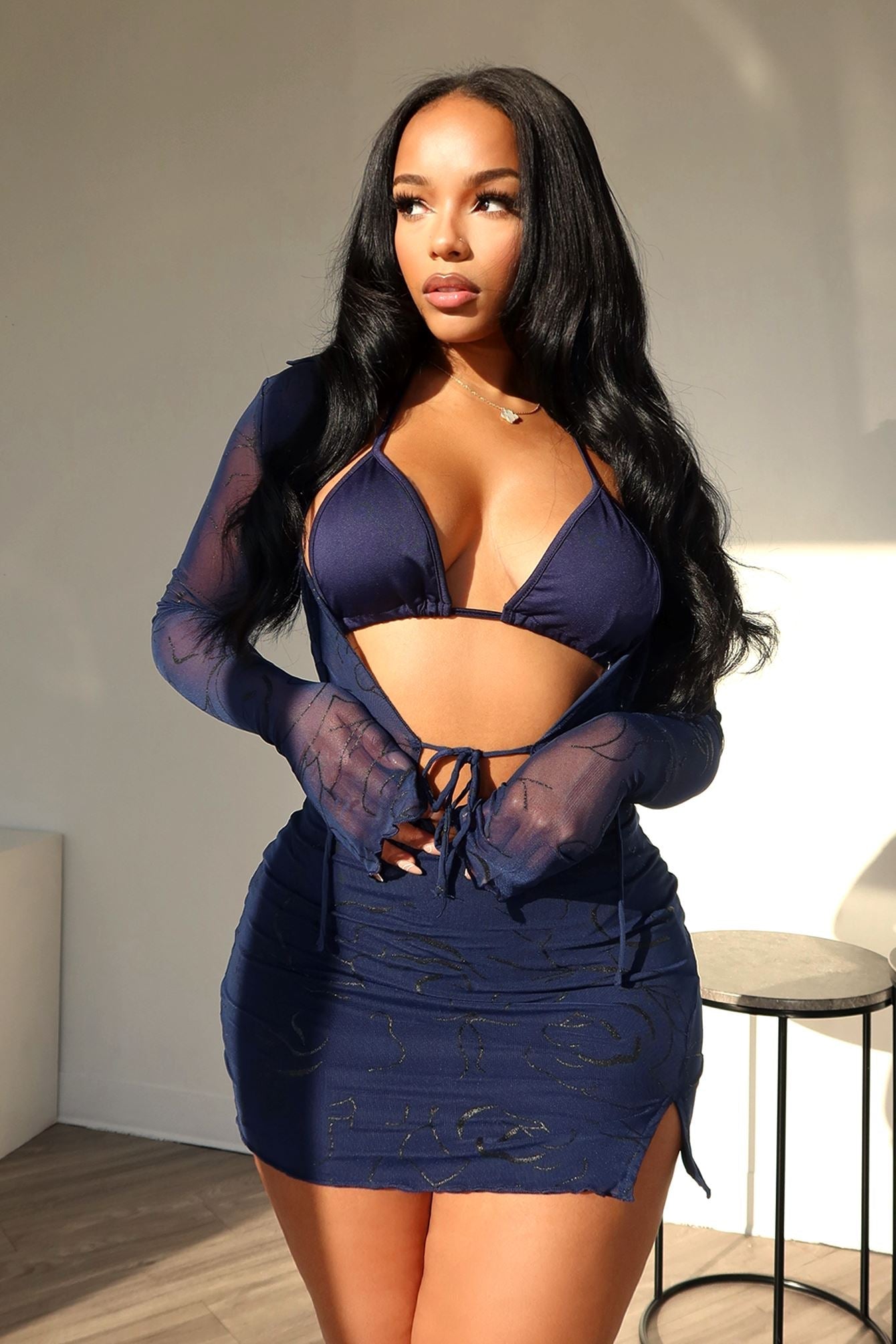 Haven Mesh Bralette Babydoll Dress DRESS EDGE