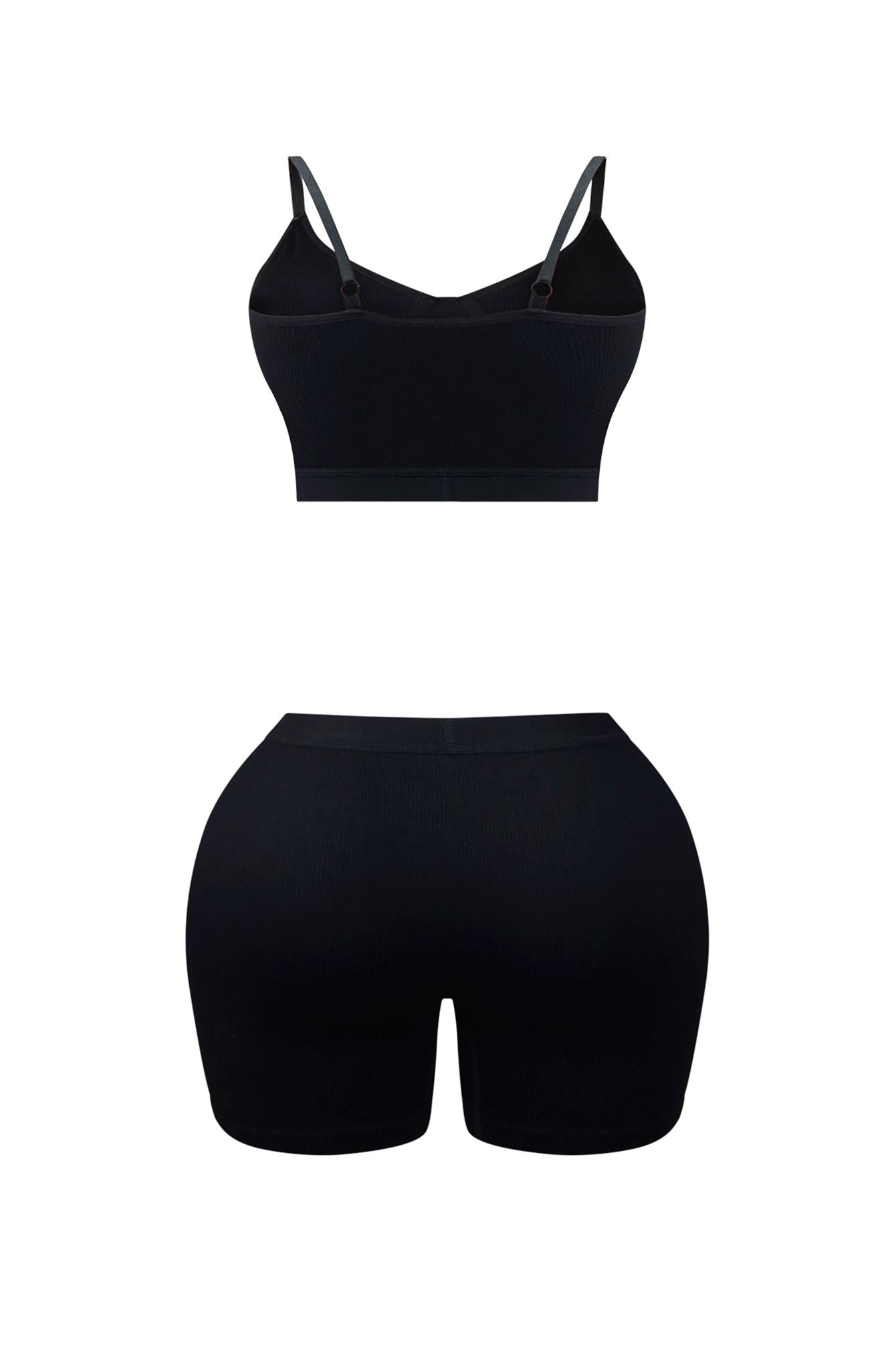 Joy Ribbed Bra & Boxer Shorts SET