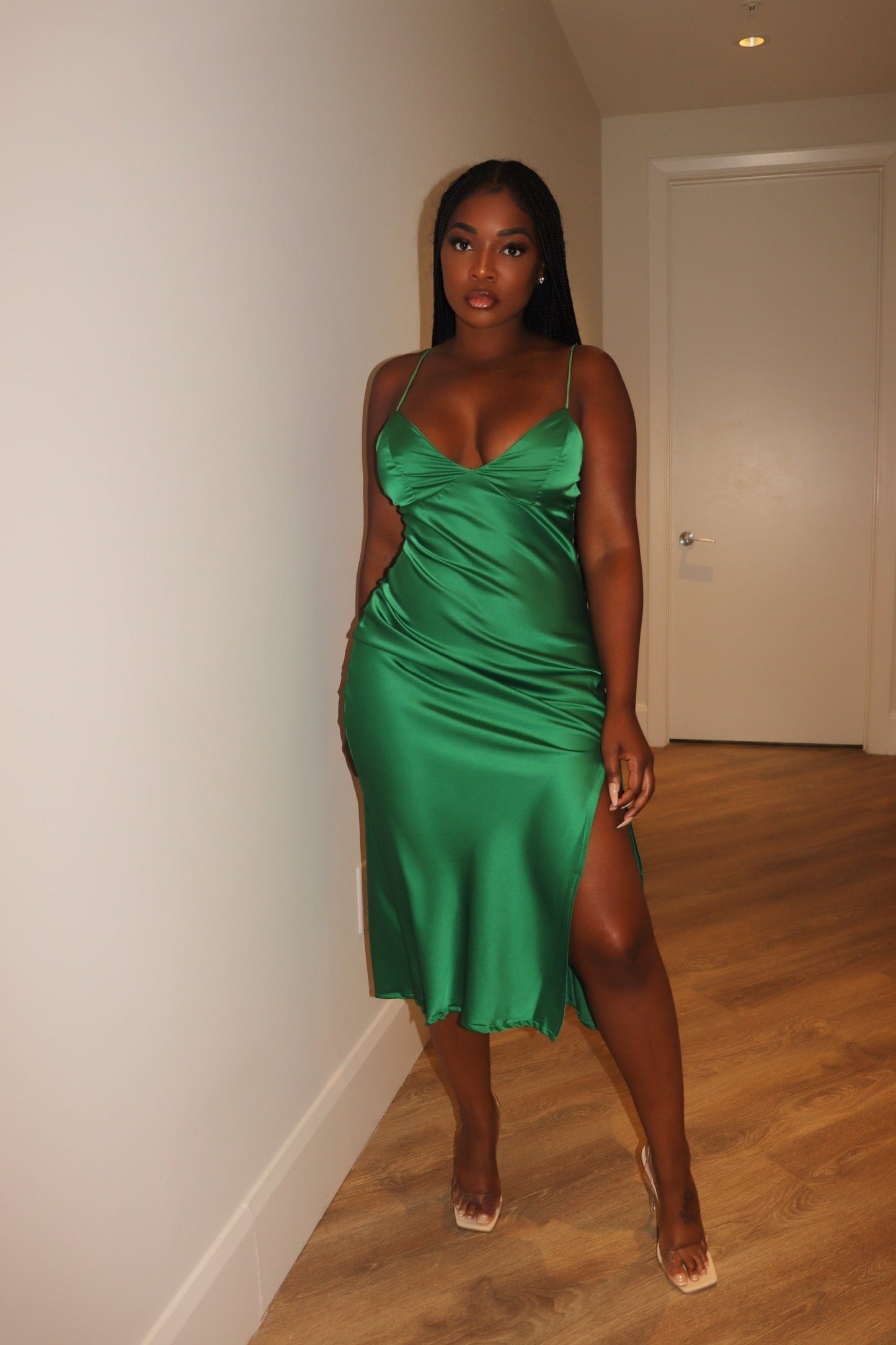 Satin Slip Dress