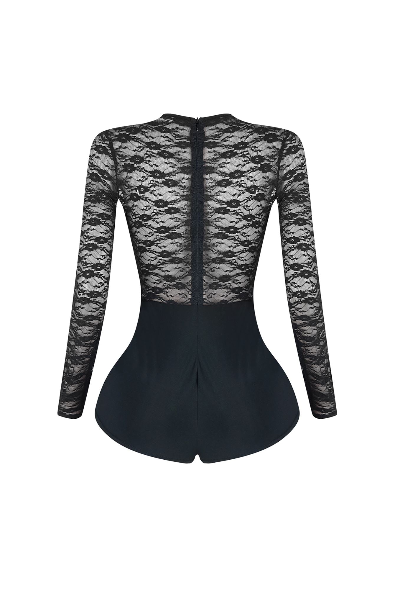 Magnetic Energy Lace Contrast Romper