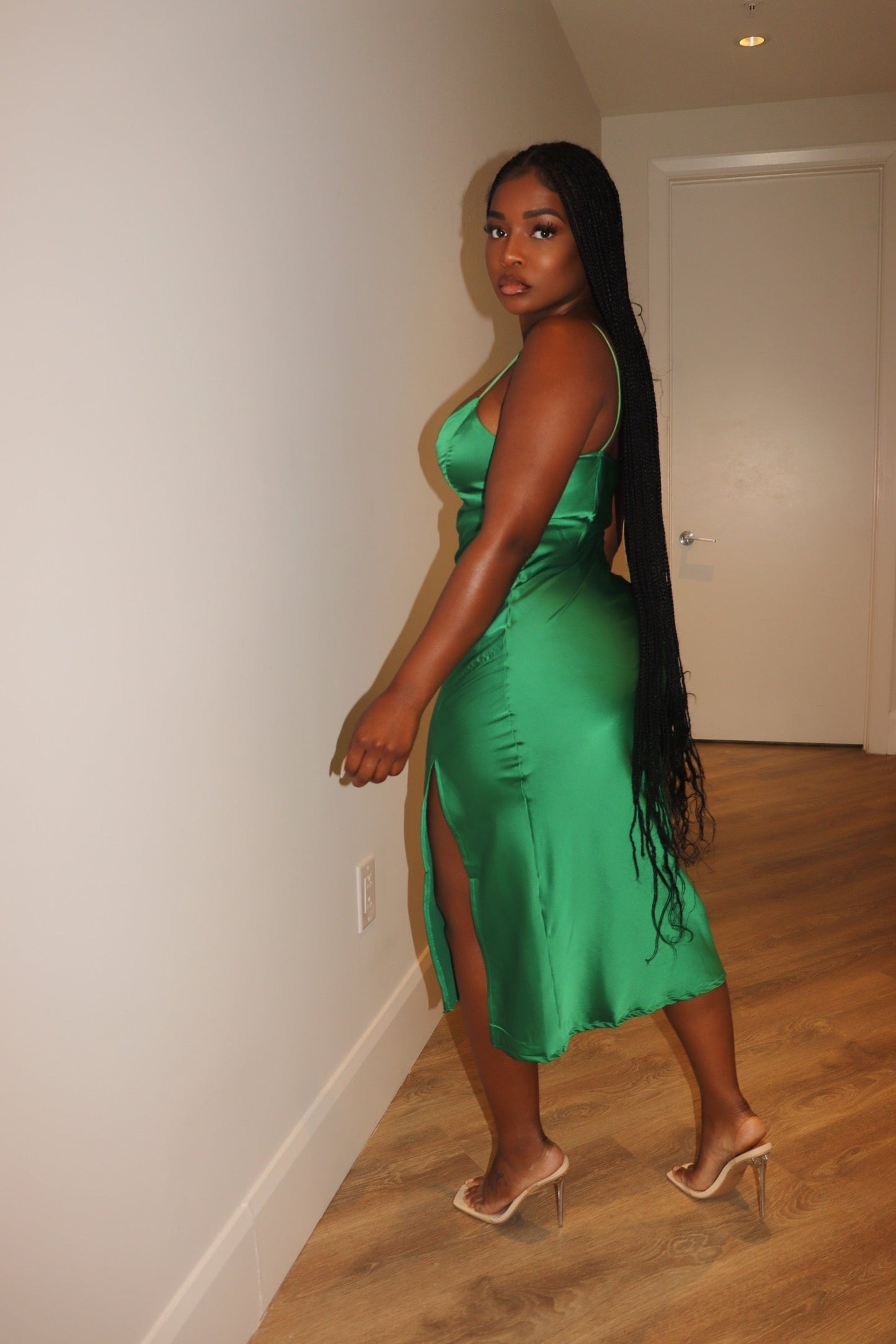 Satin Slip Dress