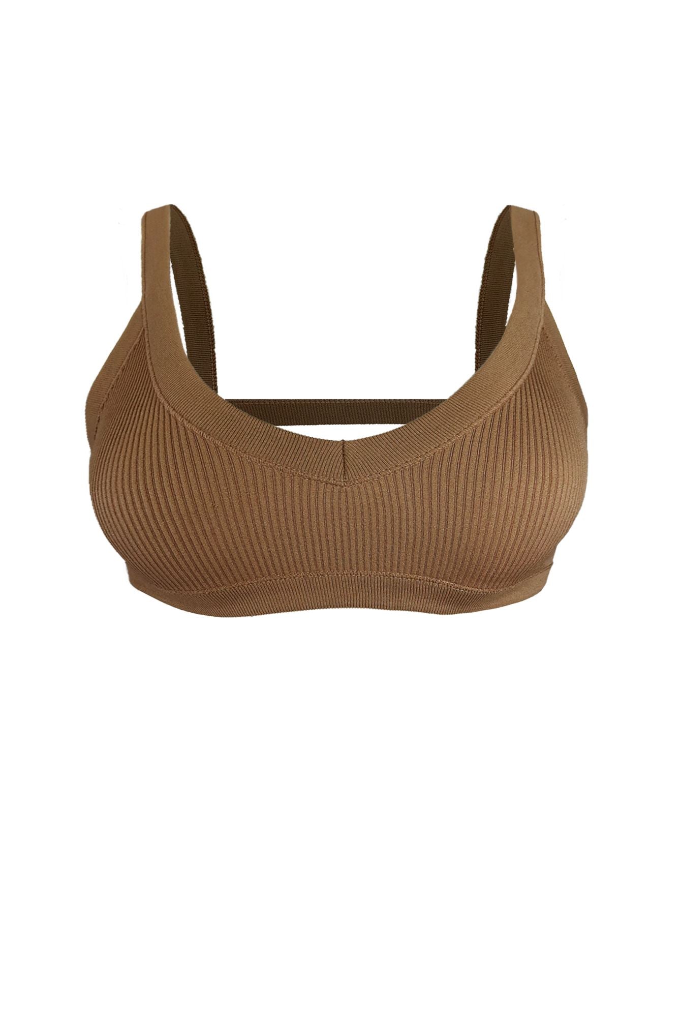 Good Chemistry Cami Crop Top Crop Top EDGE Small/Medium Mocha
