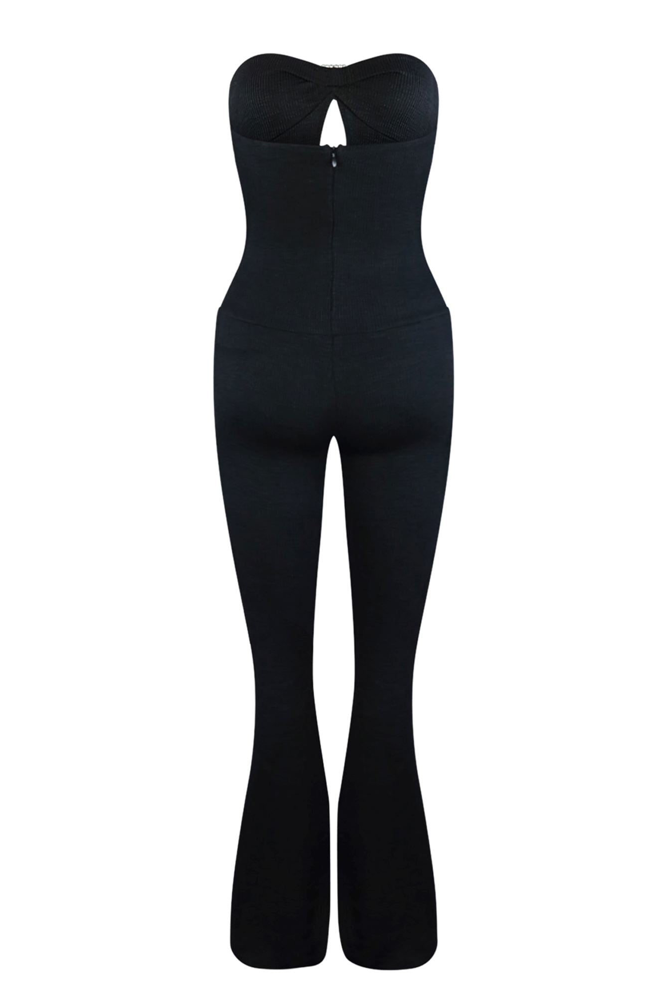 Dropping Hints Rhinestone Tube Jumpsuit