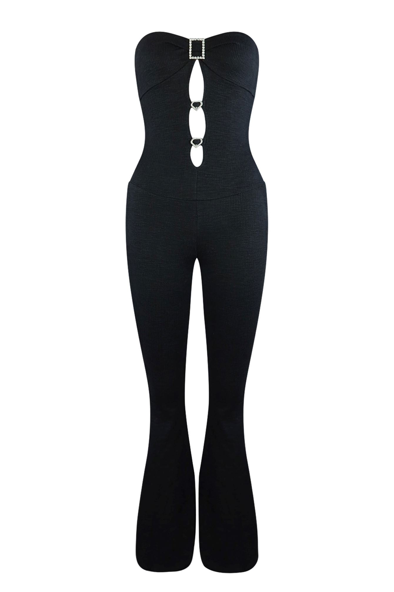 Dropping Hints Rhinestone Tube Jumpsuit