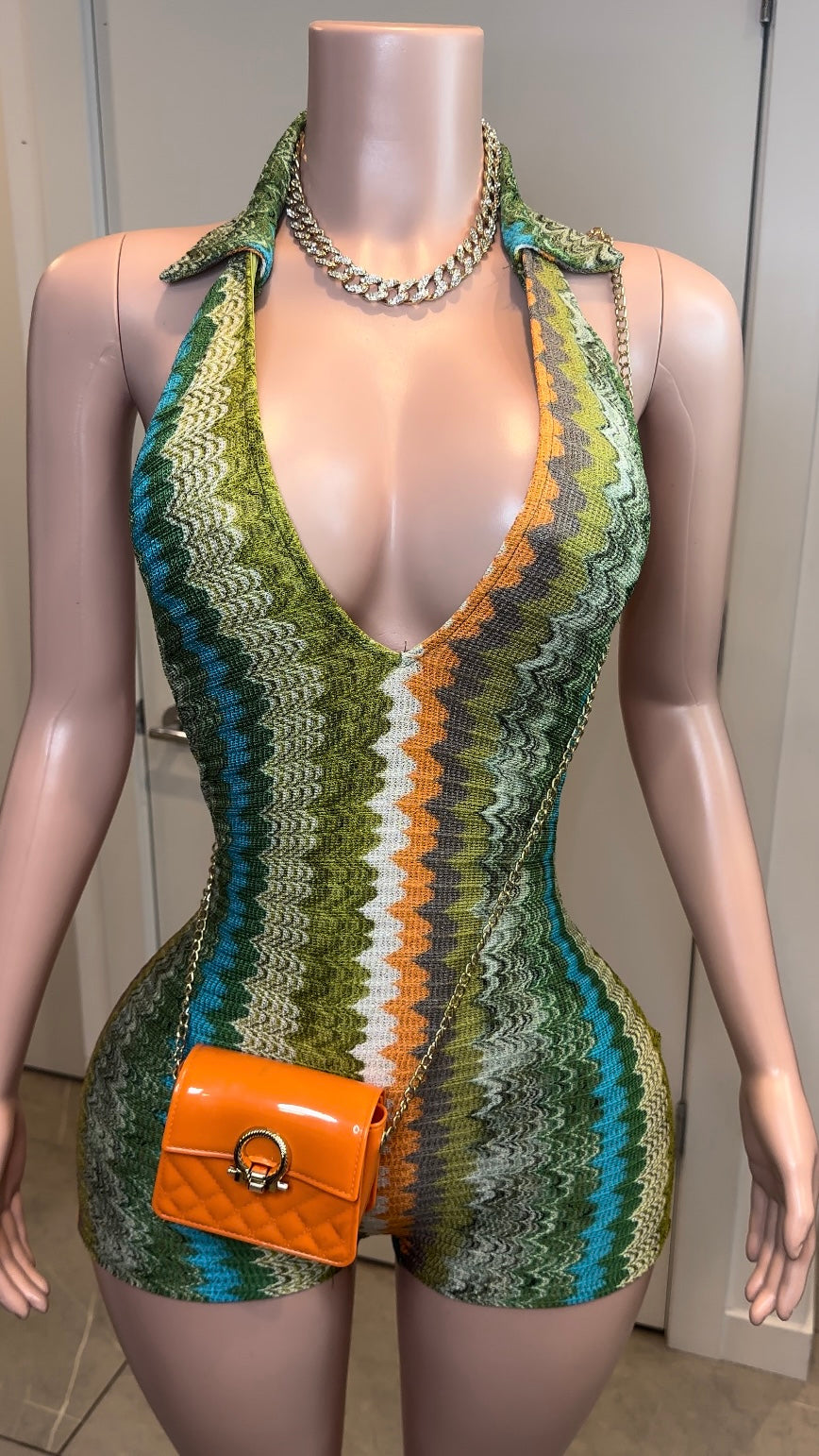 ZAGGING ROMPER