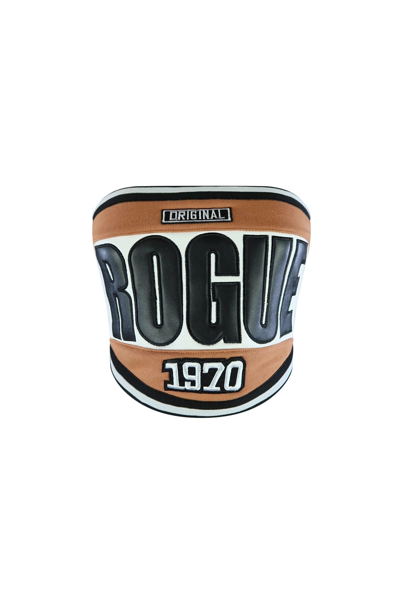 Rogue Moto Tube Top Crop Top EDGE Small Mocha