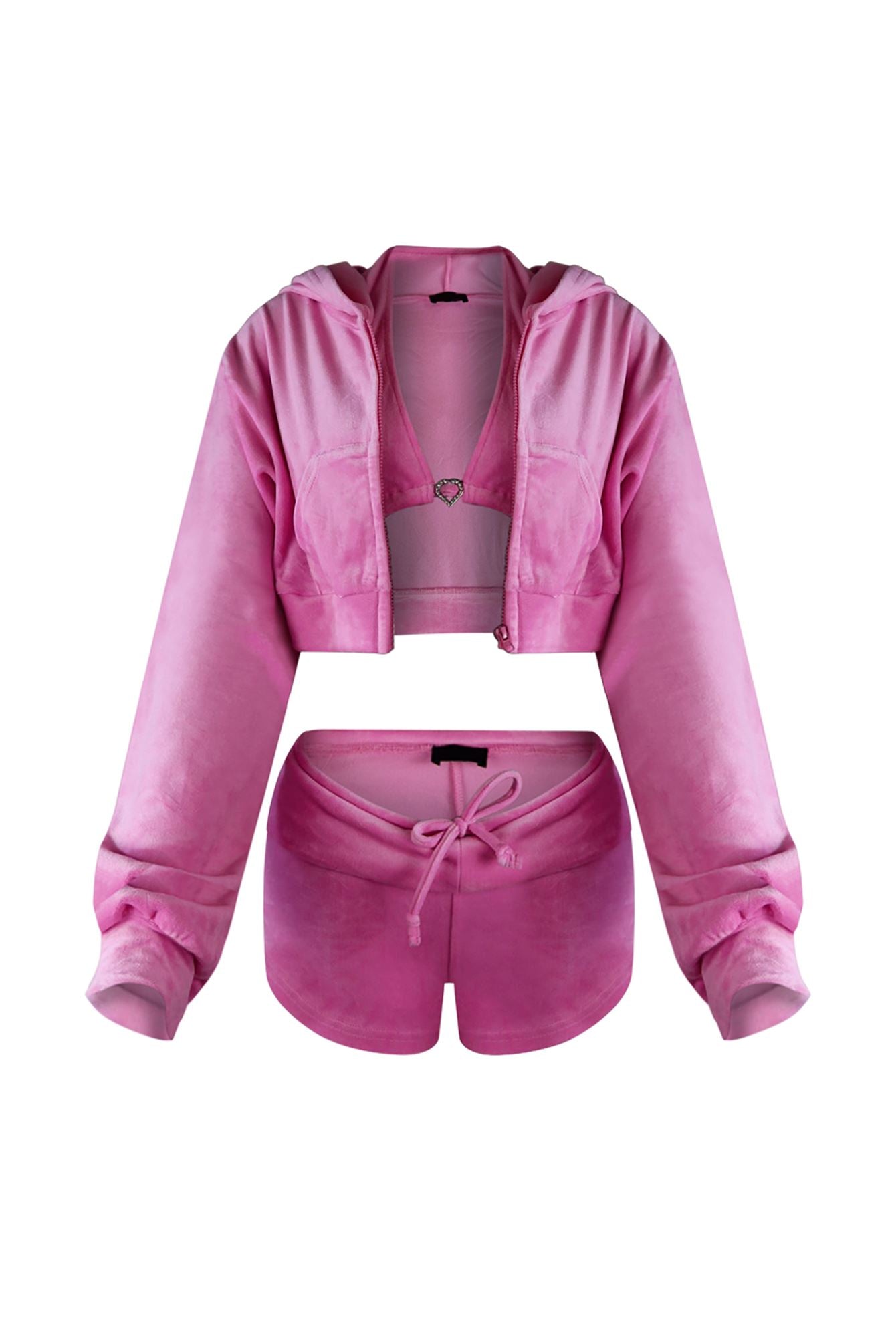 Sweet Cotton Candy Velour 3 Piece SET matching sets EDGE