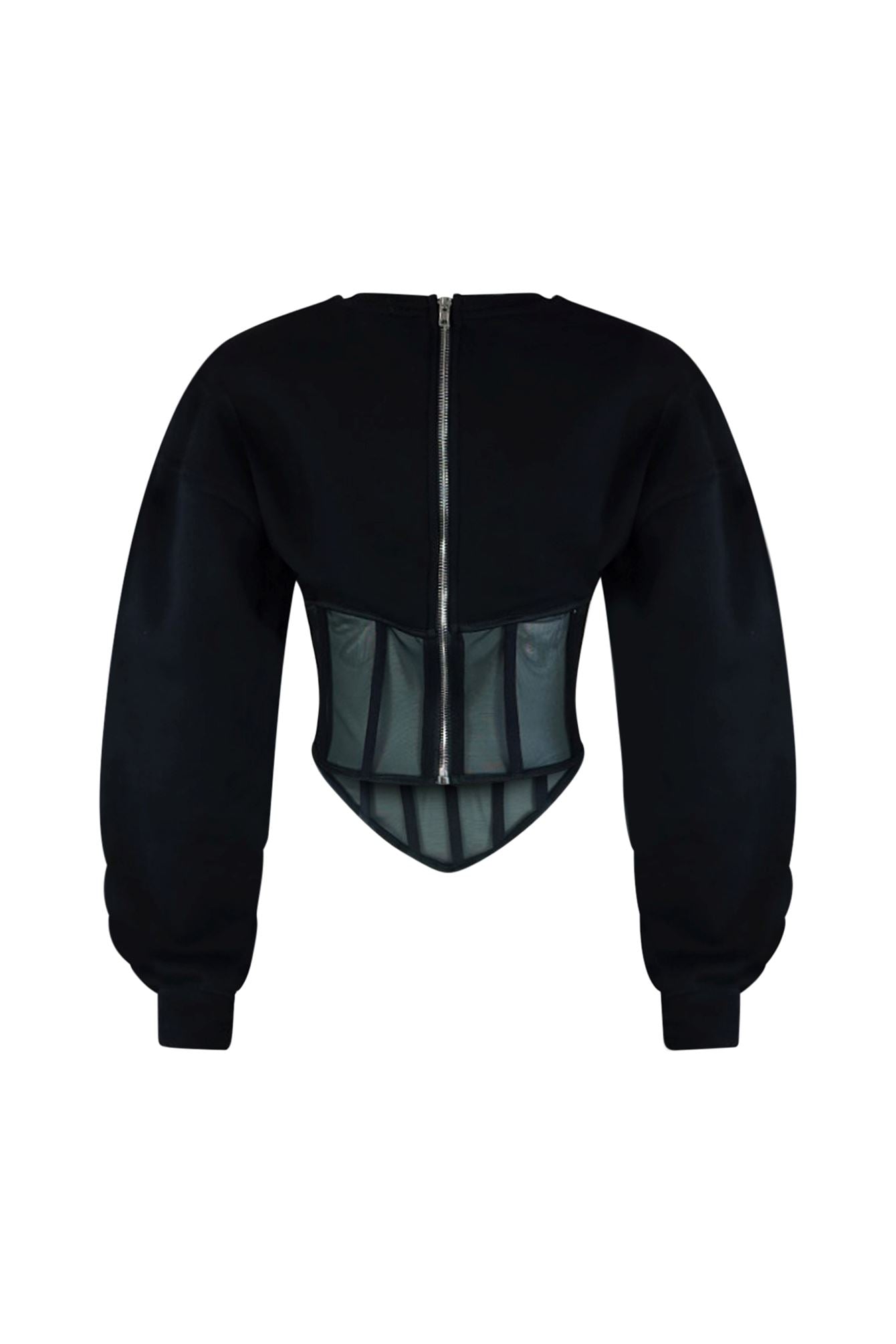 Be Your Self Corset Sweatshirt Top Top EDGE