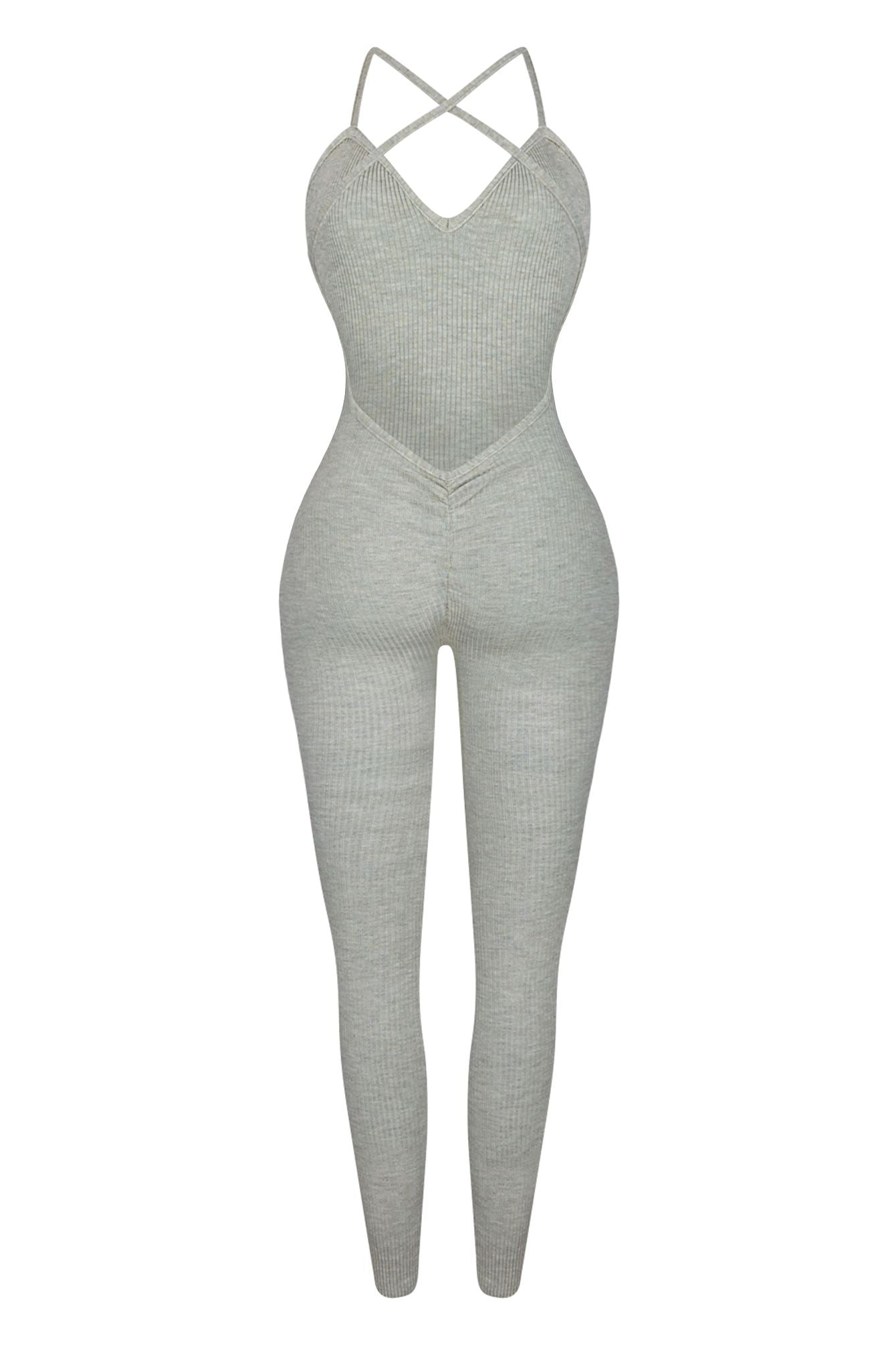 Archives Ribbed Open Back Jumpsuit Rompers + Jumpsuits EDGE