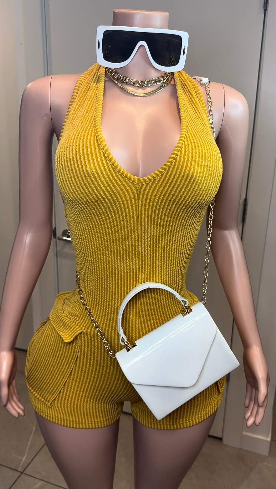 SWEETIE HALTER ROMPER | 3 COLORS