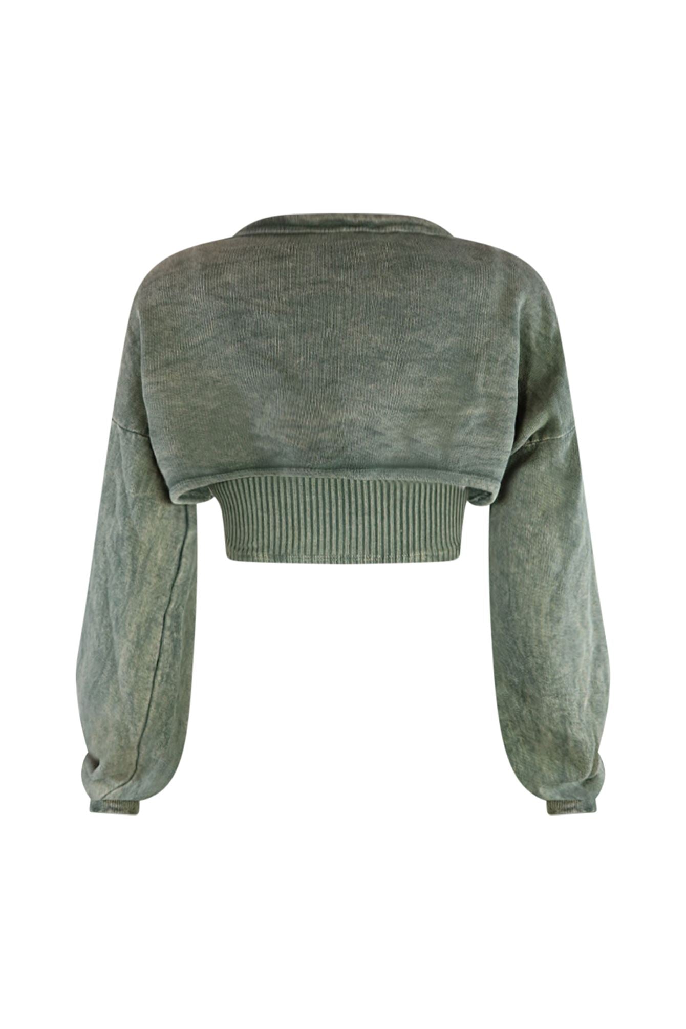 Harper Mineral Washed Top & Bolero Set Crop Top EDGE