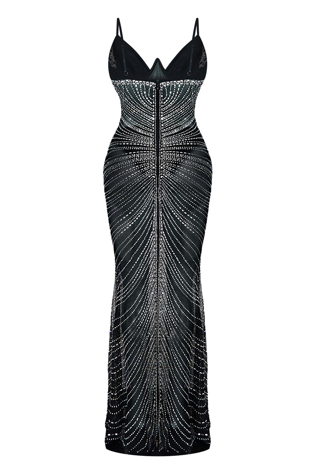 Worth A Million Rhinestone Mesh Dress Dresses EDGE
