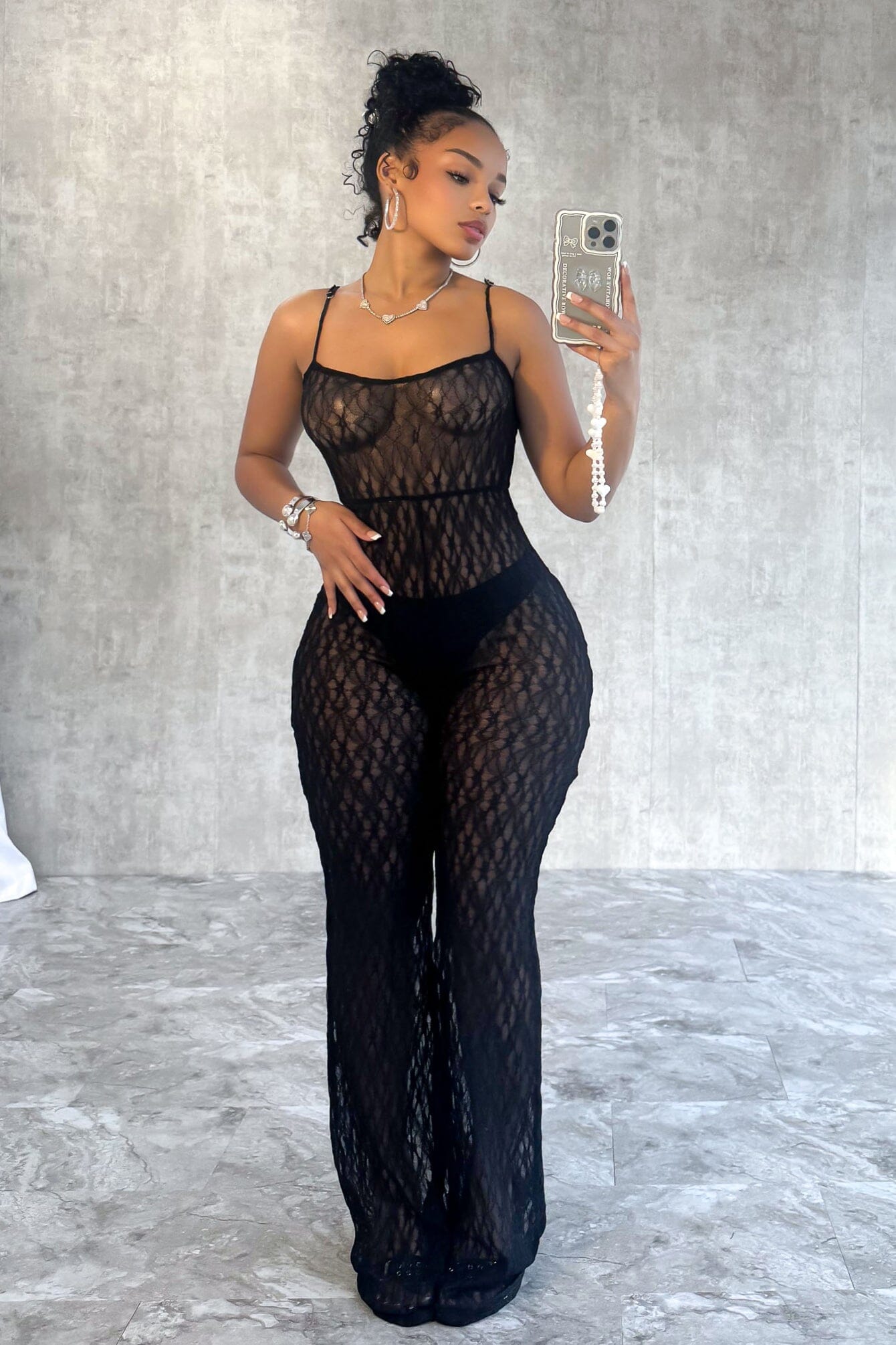Evening Glow Lace Jumpsuit