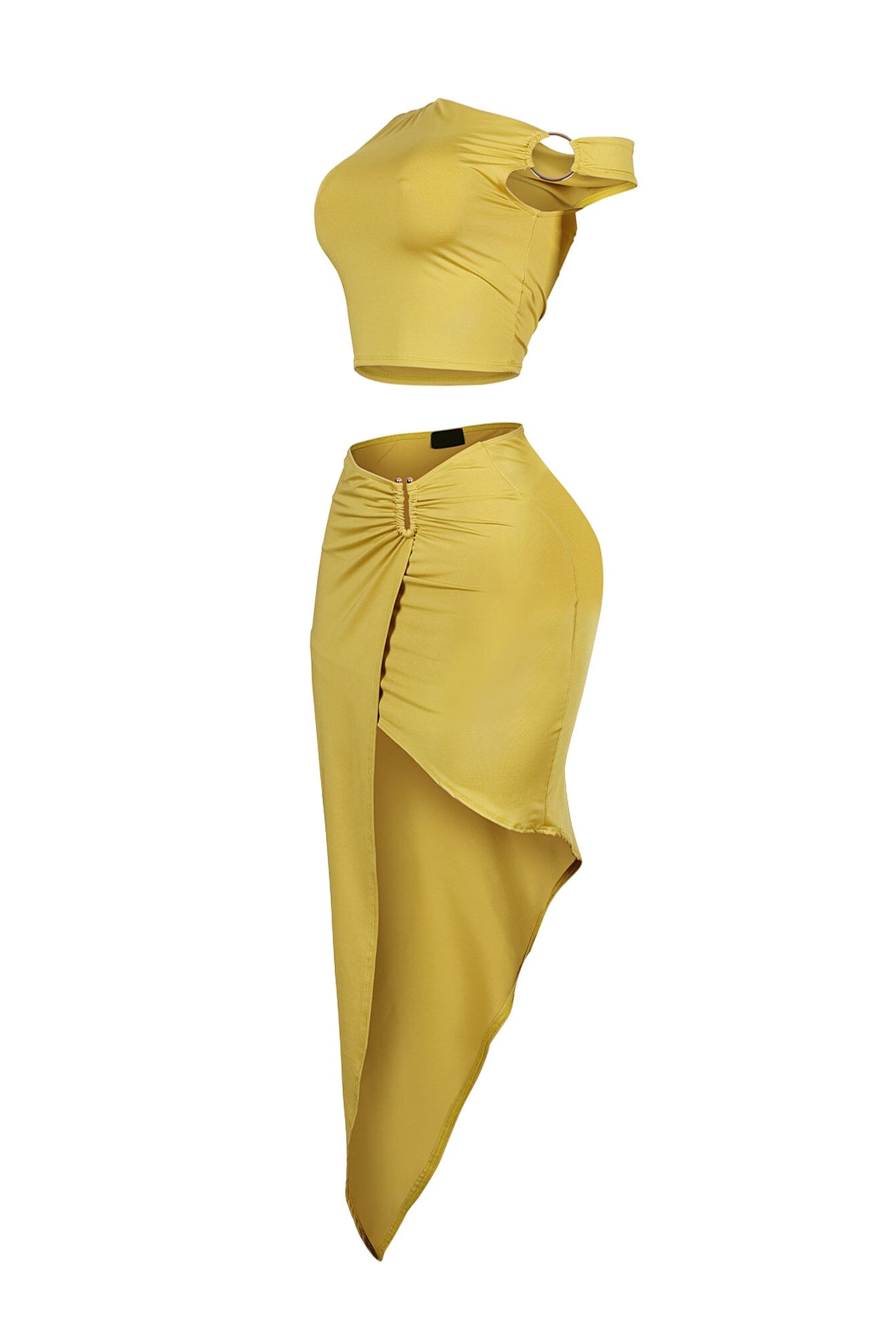 Tiernan Gold Ring Top & Skirt SET