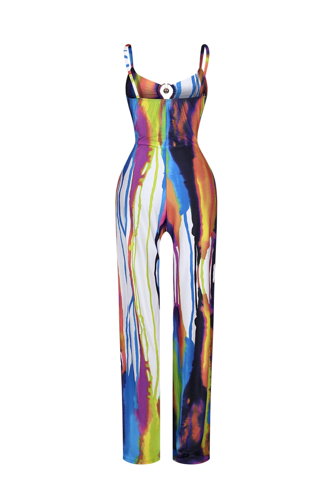 Orora Colorful Printed Tank Jumpsuit