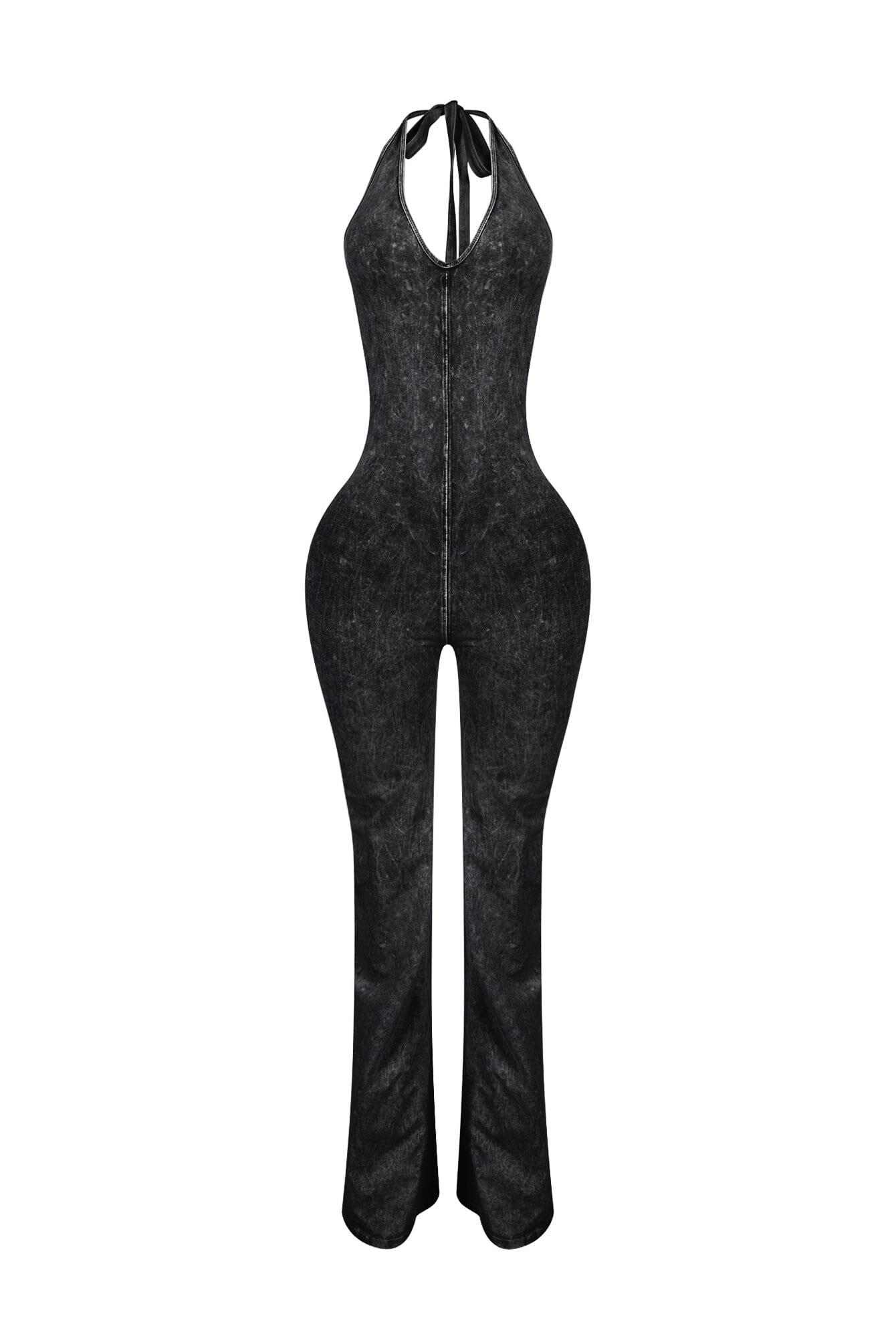 Nariko Halter Mineral Washed Jumpsuit