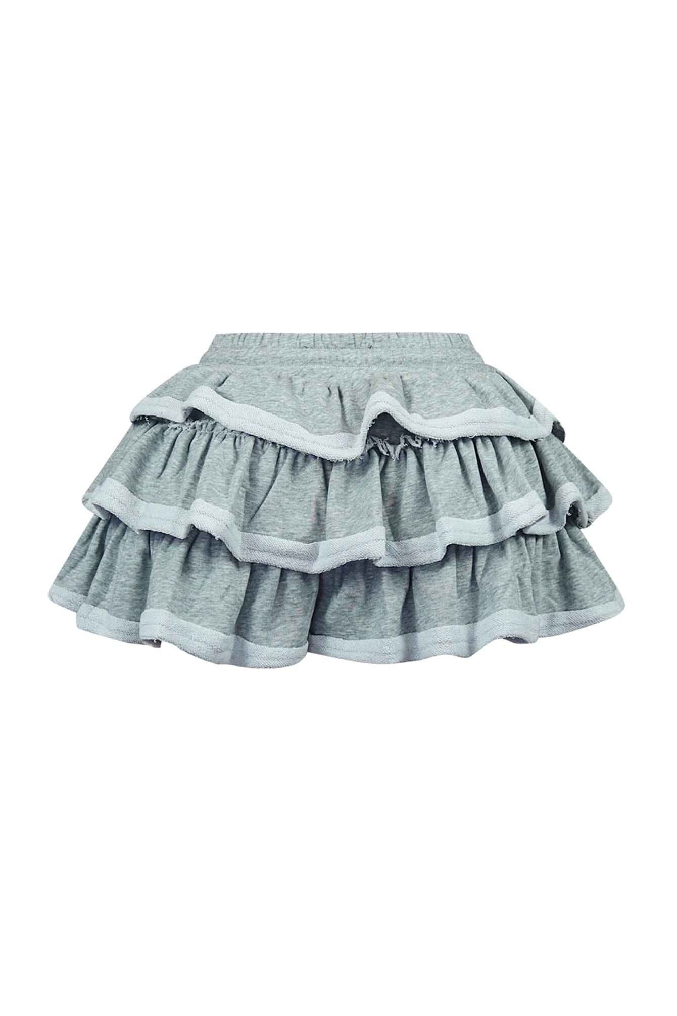 New Rules French Terry Ruffle Skirt