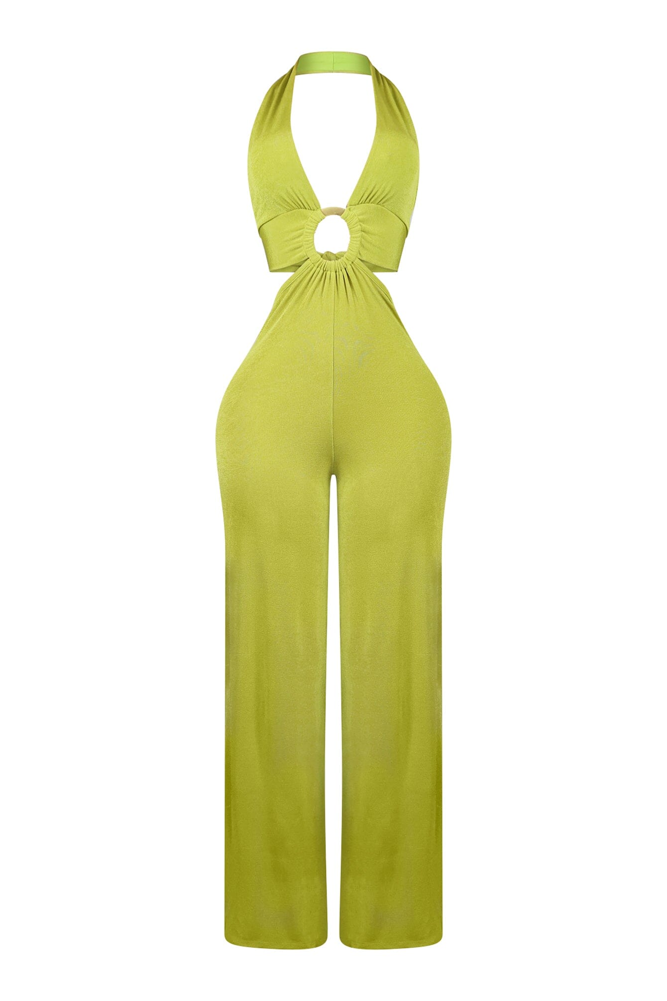 Bridget Slinky Halter O Ring Jumpsuit