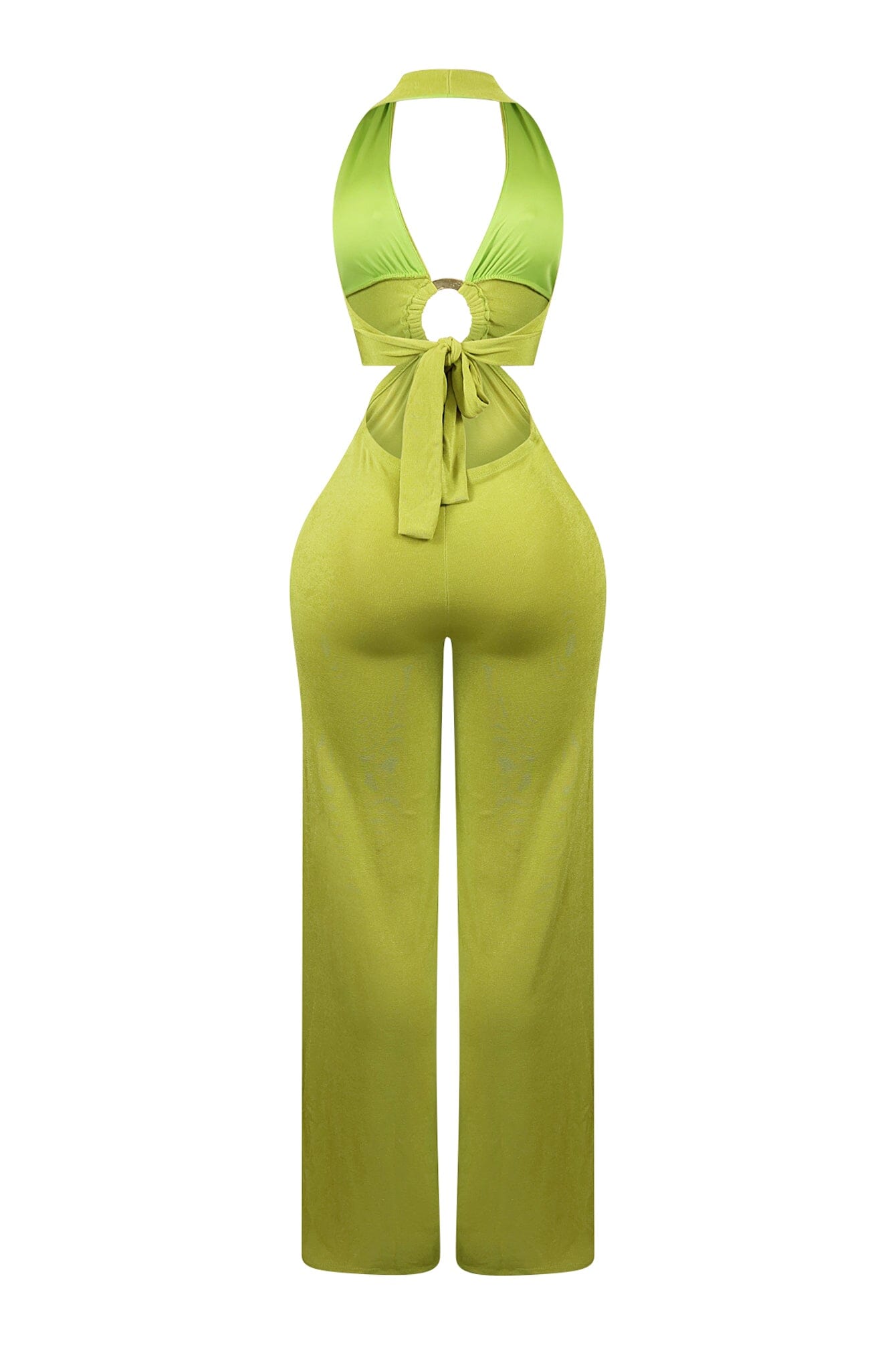 Bridget Slinky Halter O Ring Jumpsuit