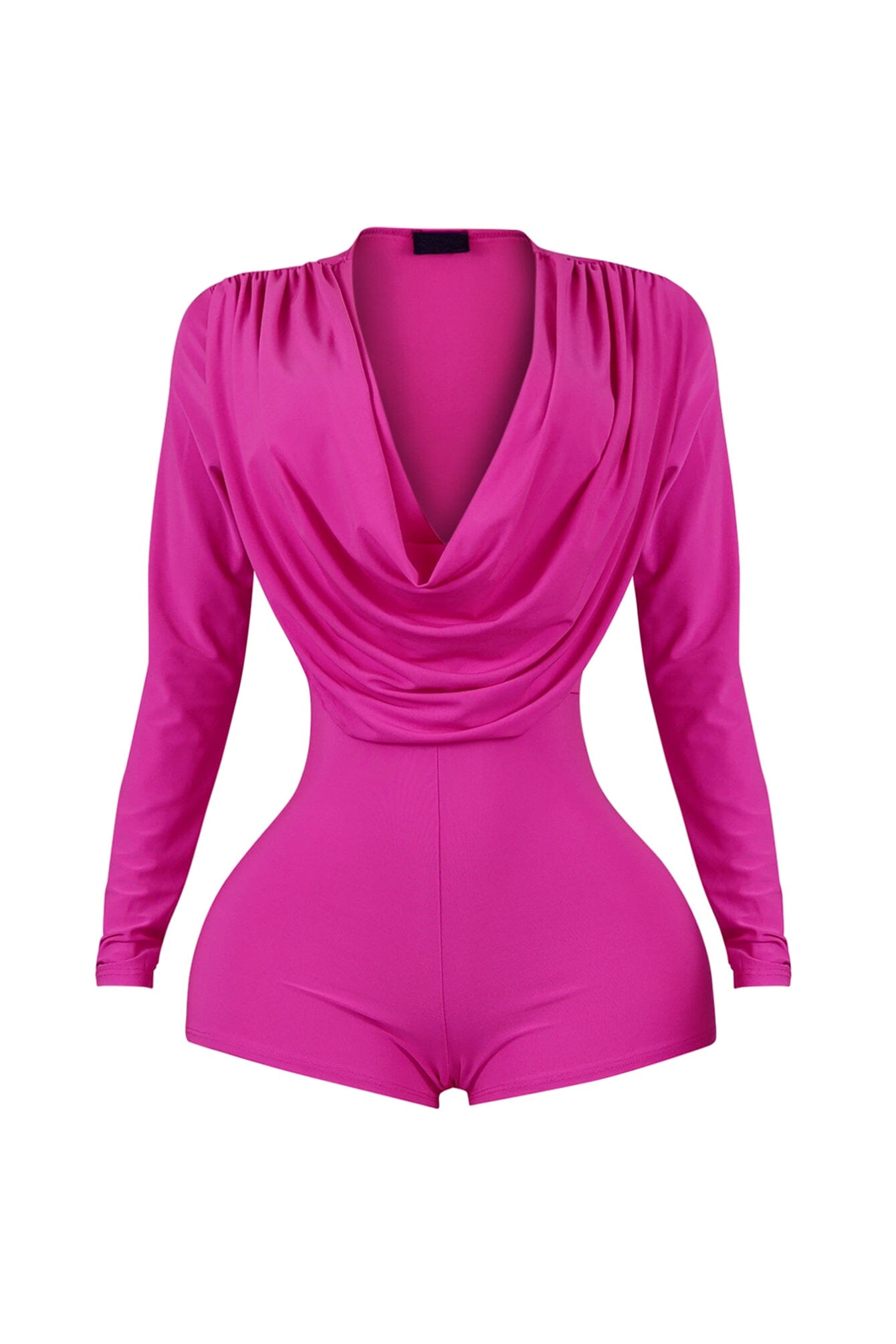 Aries Long Sleeve Cowl Neck Romper