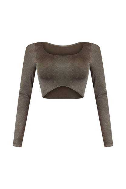 Kita Washed Scoop Neck Top