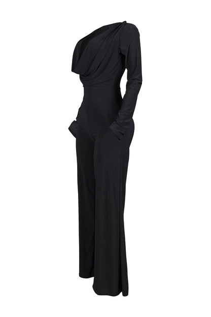 Irina Cowl Neck Wide Leg Jumpsuit