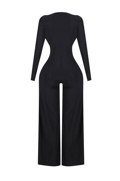 Irina Cowl Neck Wide Leg Jumpsuit